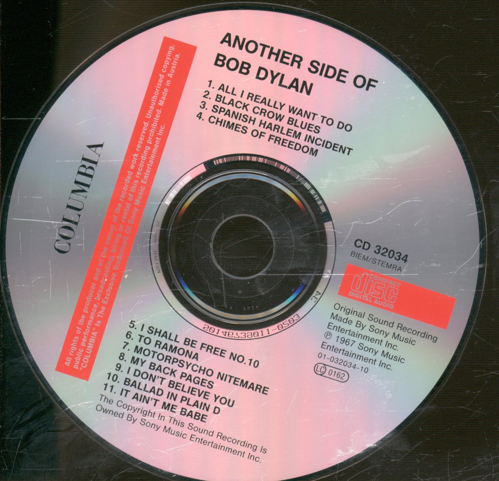 Bob Dylan - Another Side Of Bob Dylan - Cd