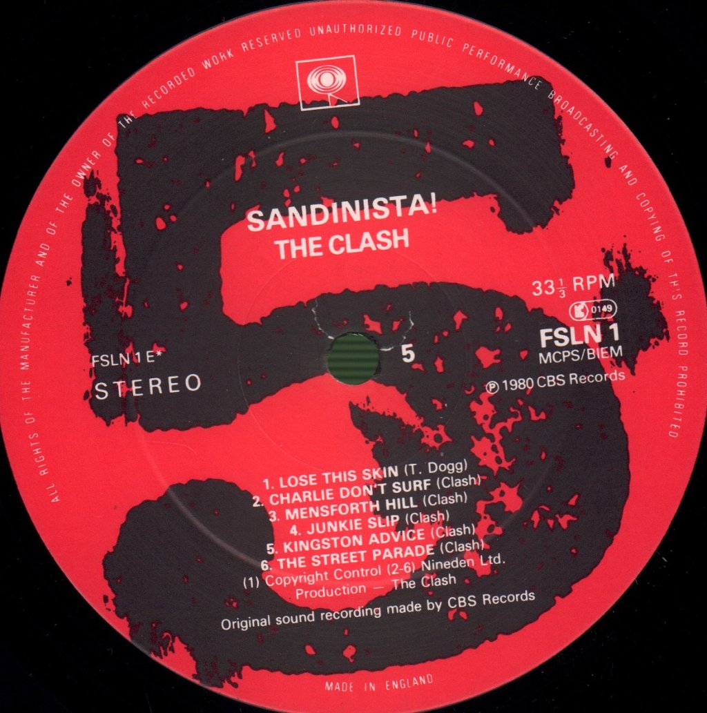 Clash - Sandinista - Triple Lp