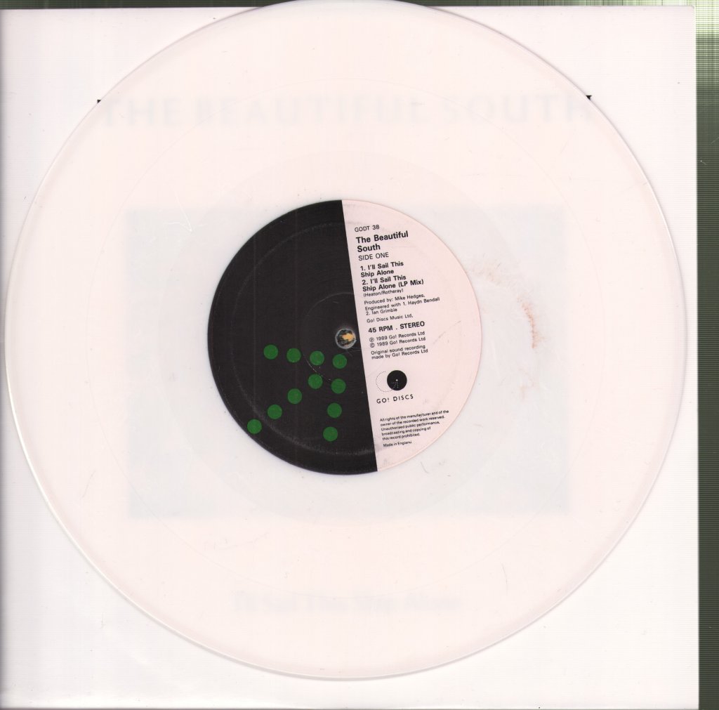 Beautiful South - I'll Sail This Ship Alone - 10 Inch