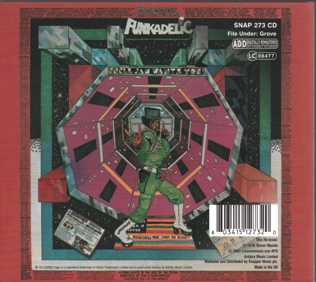 Funkadelic - Uncle Jam Wants You - Cd