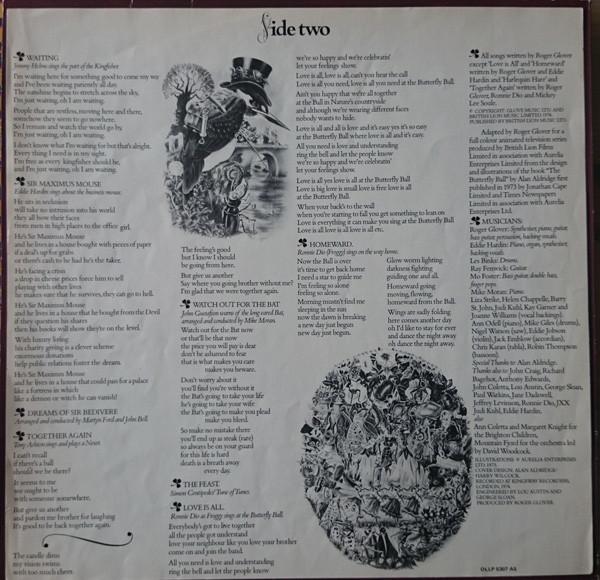 Roger Glover And Guests - Butterfly Ball And The Grasshopper's Feast - Lp
