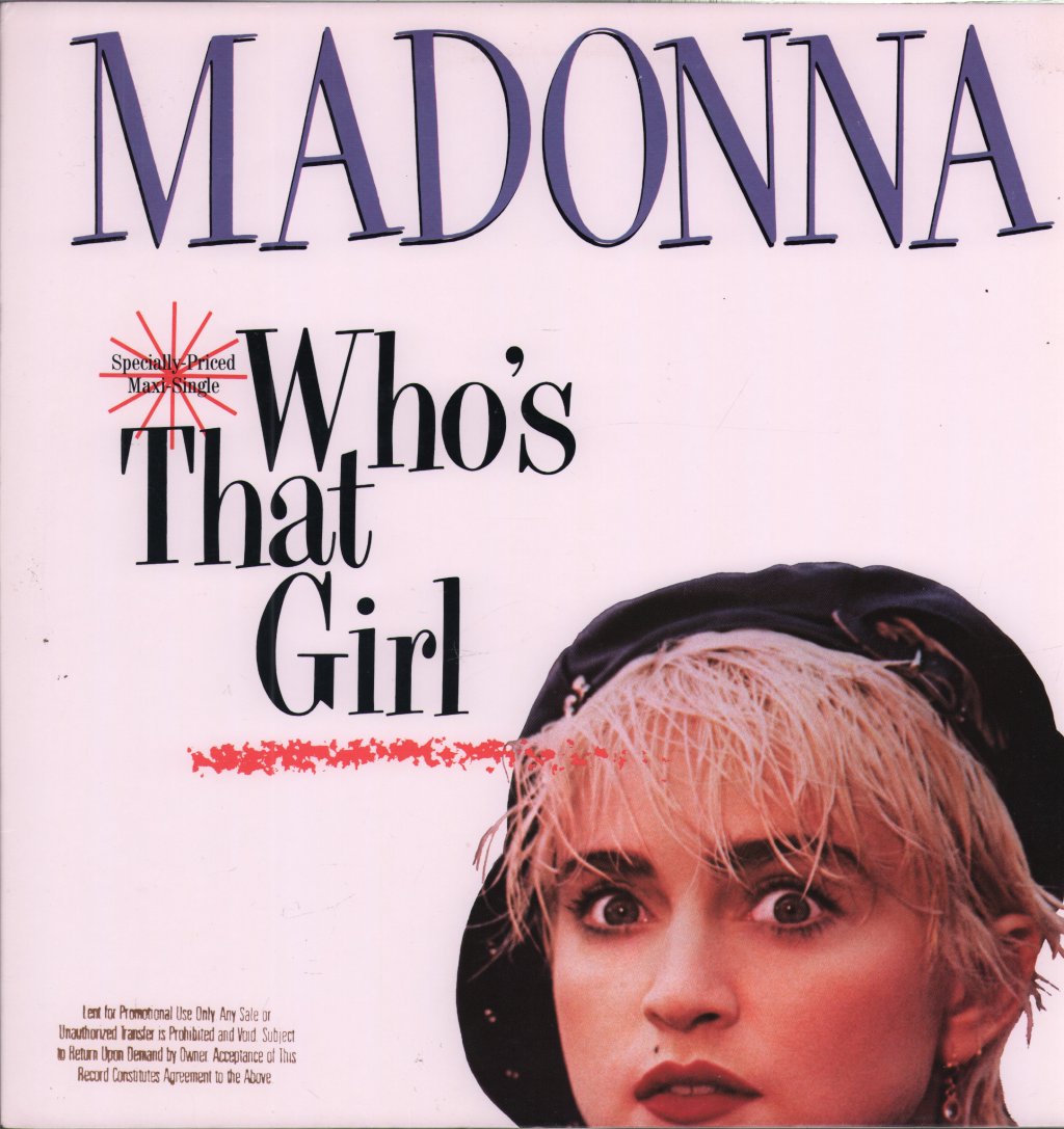 Madonna - Who's That Girl - 12 Inch