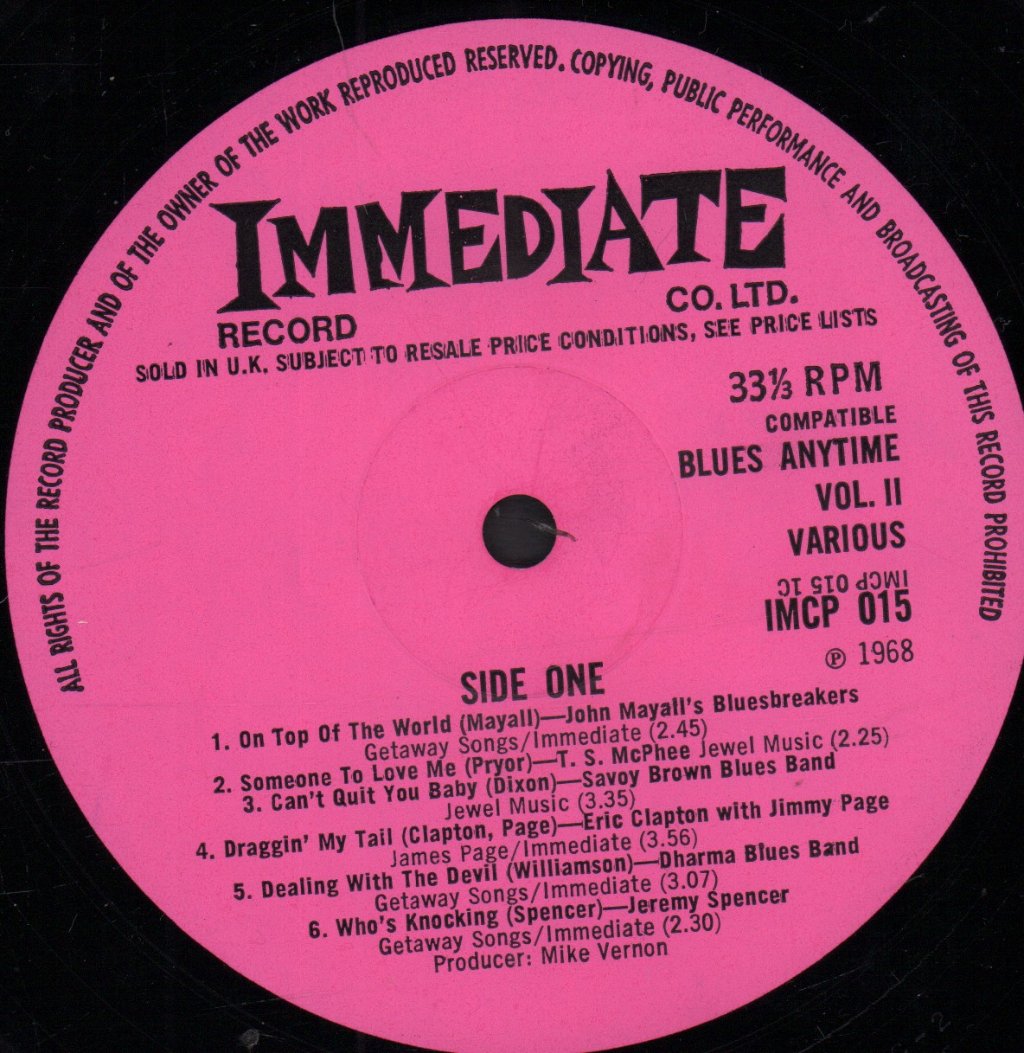 Various Artists - Blues Anytime Vol.2 - Lp