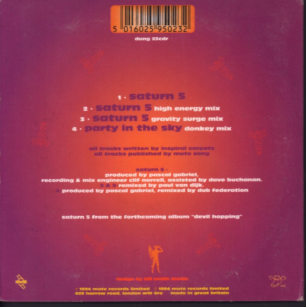 Inspiral Carpets - Saturn 5 - Cd