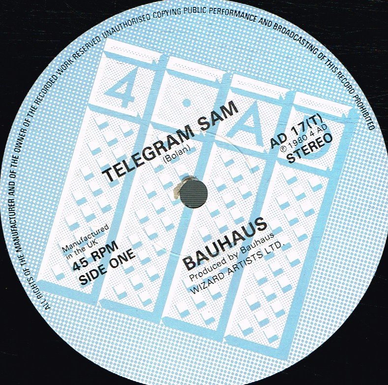 Bauhaus - Telegram Sam - 12 Inch