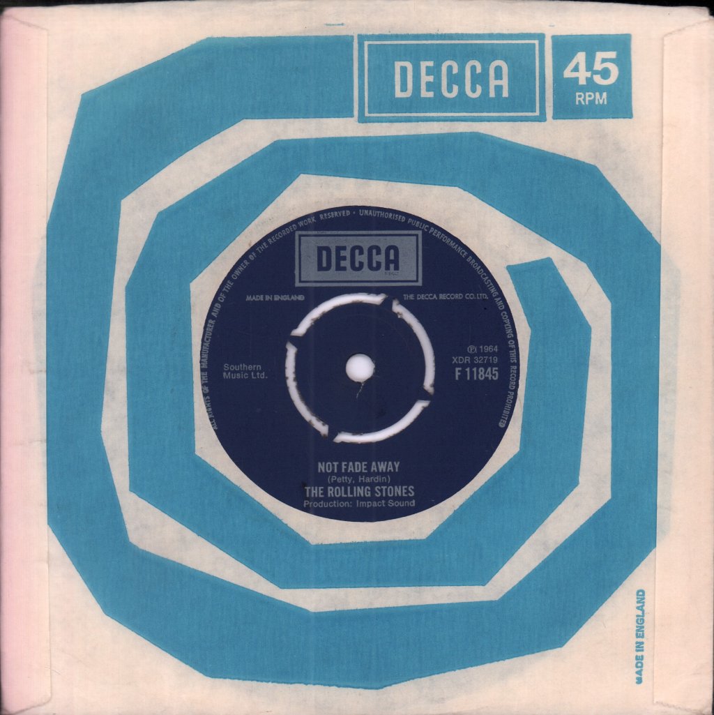 Rolling Stones - Not Fade Away - 7 Inch