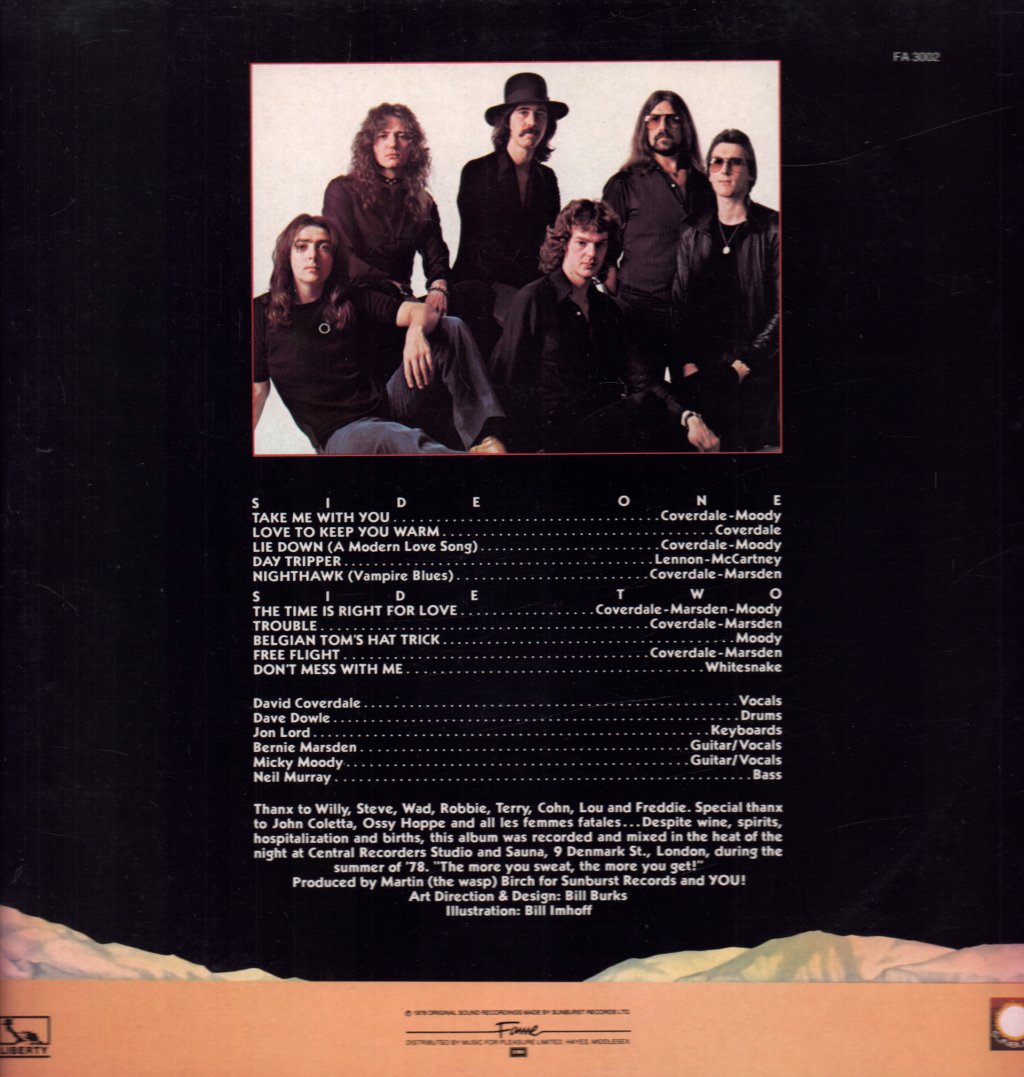 Whitesnake - Trouble - Lp