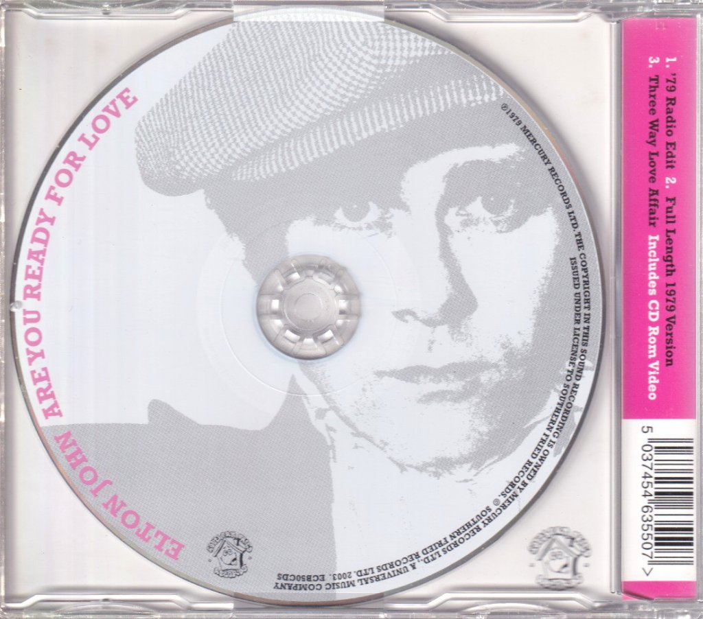 Elton John - Are You Ready For Love - Cd