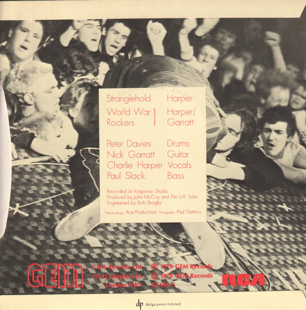 UK Subs - Stranglehold - 7 Inch