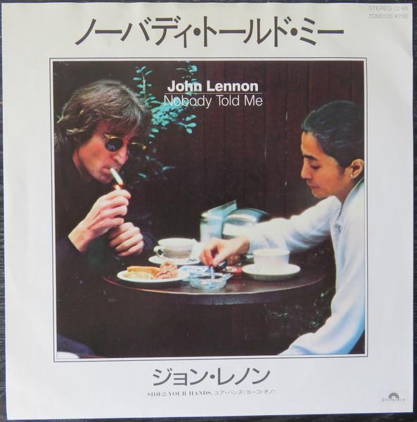 John Lennon - Nobody Told Me - 7 Inch