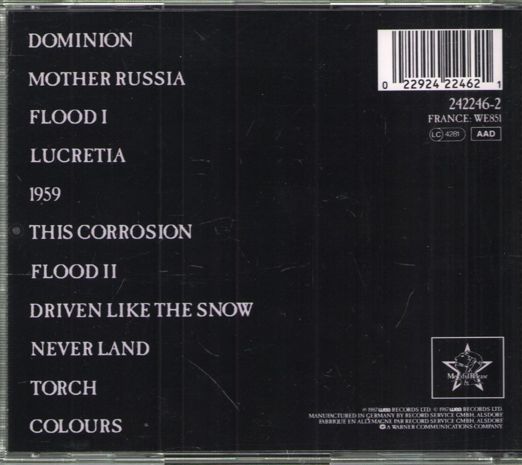 Sisters Of Mercy - Floodland - Cd