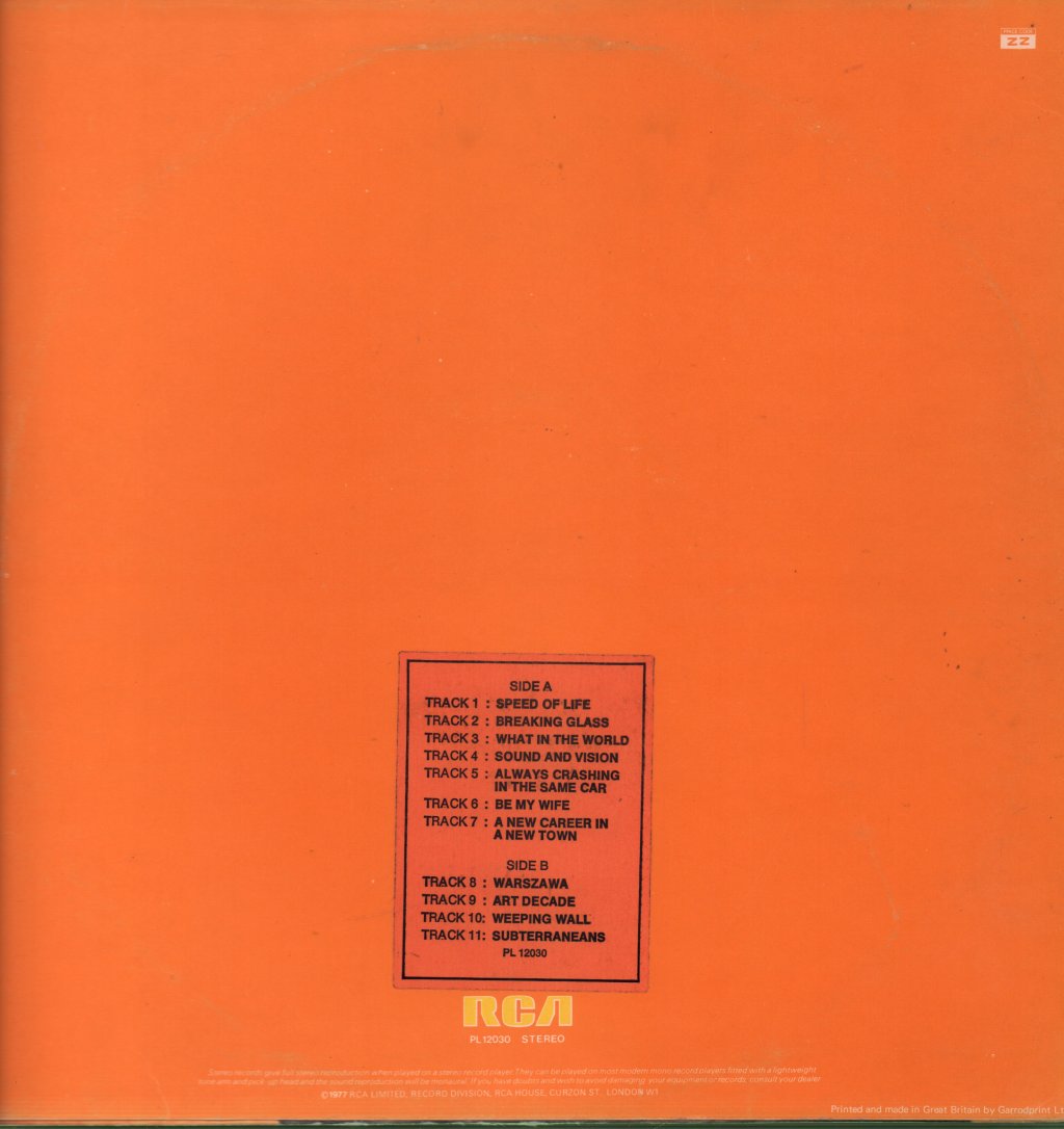 David Bowie - Low - Lp