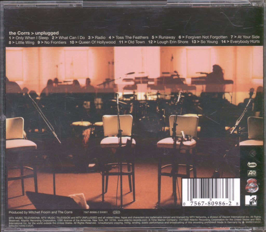 Corrs - Unplugged - Cd