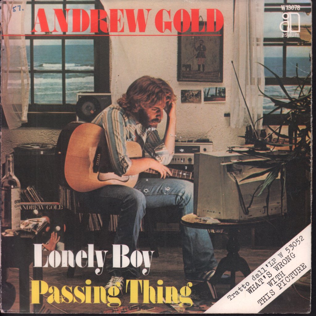 Andrew Gold - Lonely Boy - 7 Inch