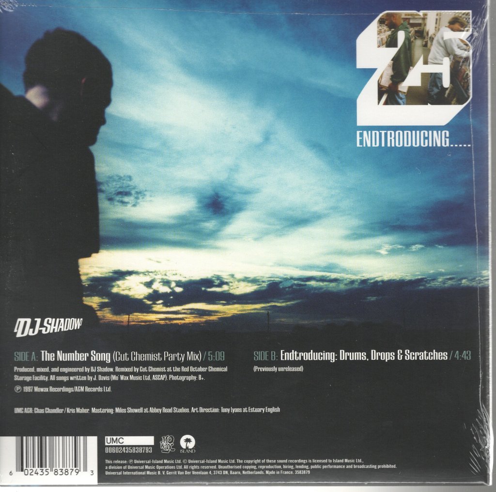 DJ Shadow - Number Song (Cut Chemist Party Mix) - 7 Inch