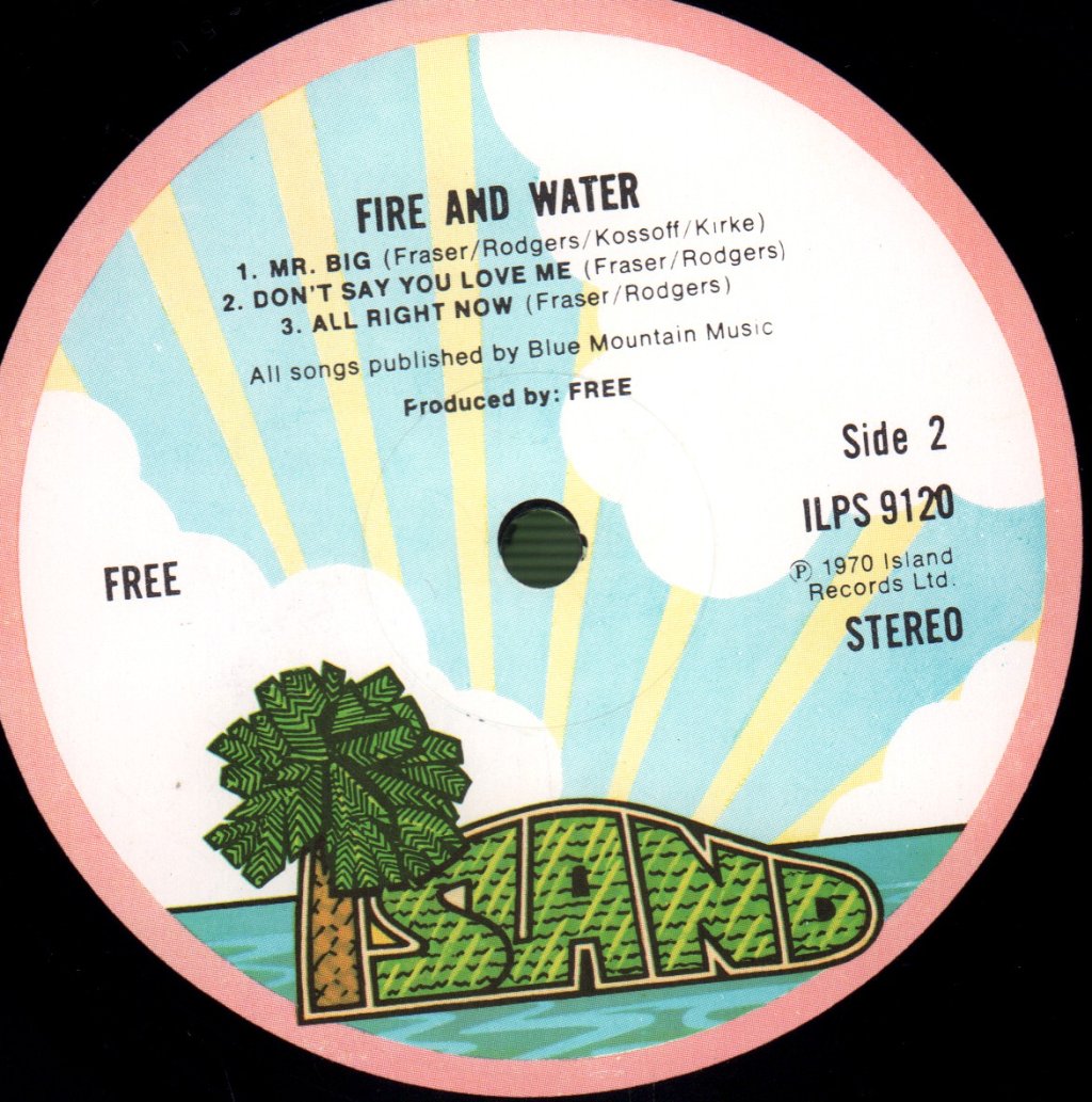 Free - Fire And Water - Lp