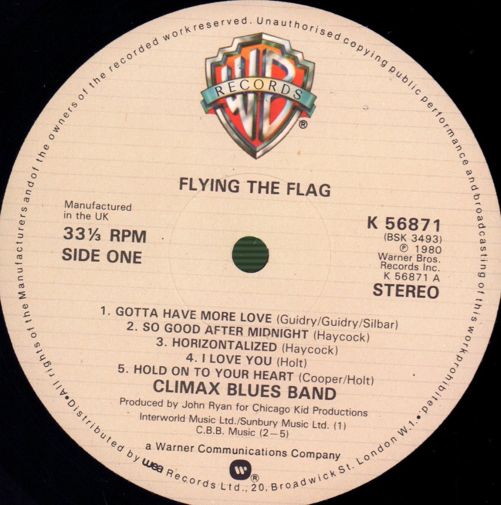 Climax Blues Band - Flying The Flag - Lp