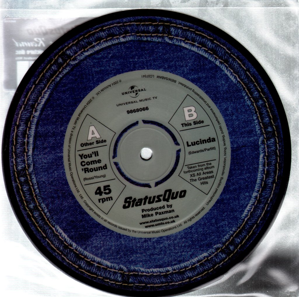 Status Quo - You'll Come 'Round - 7 Inch