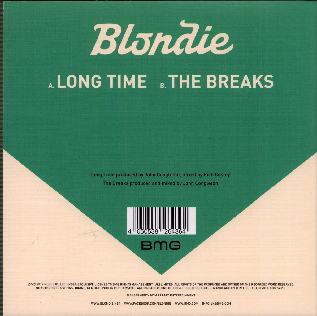 Blondie - Long Time - 7 Inch