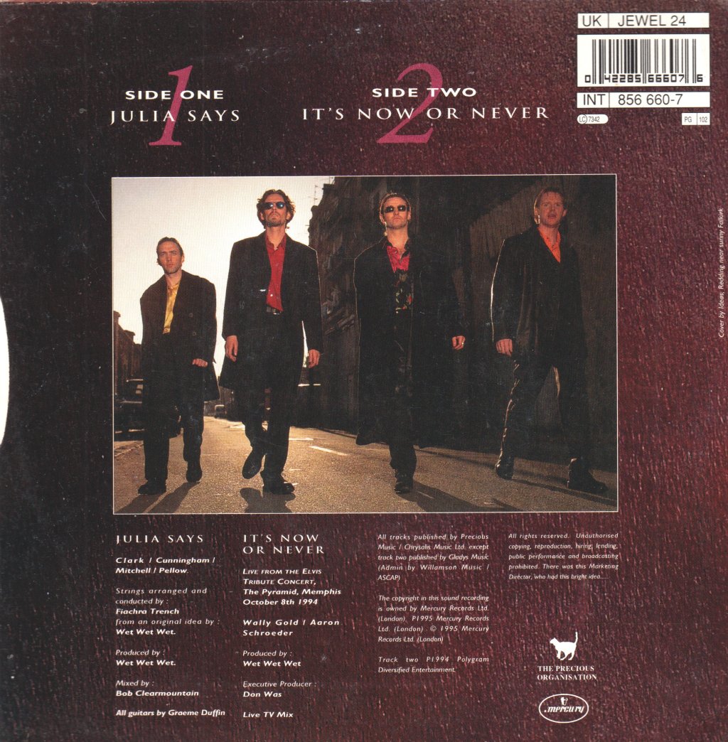 Wet Wet Wet - Julia Says - 7 Inch