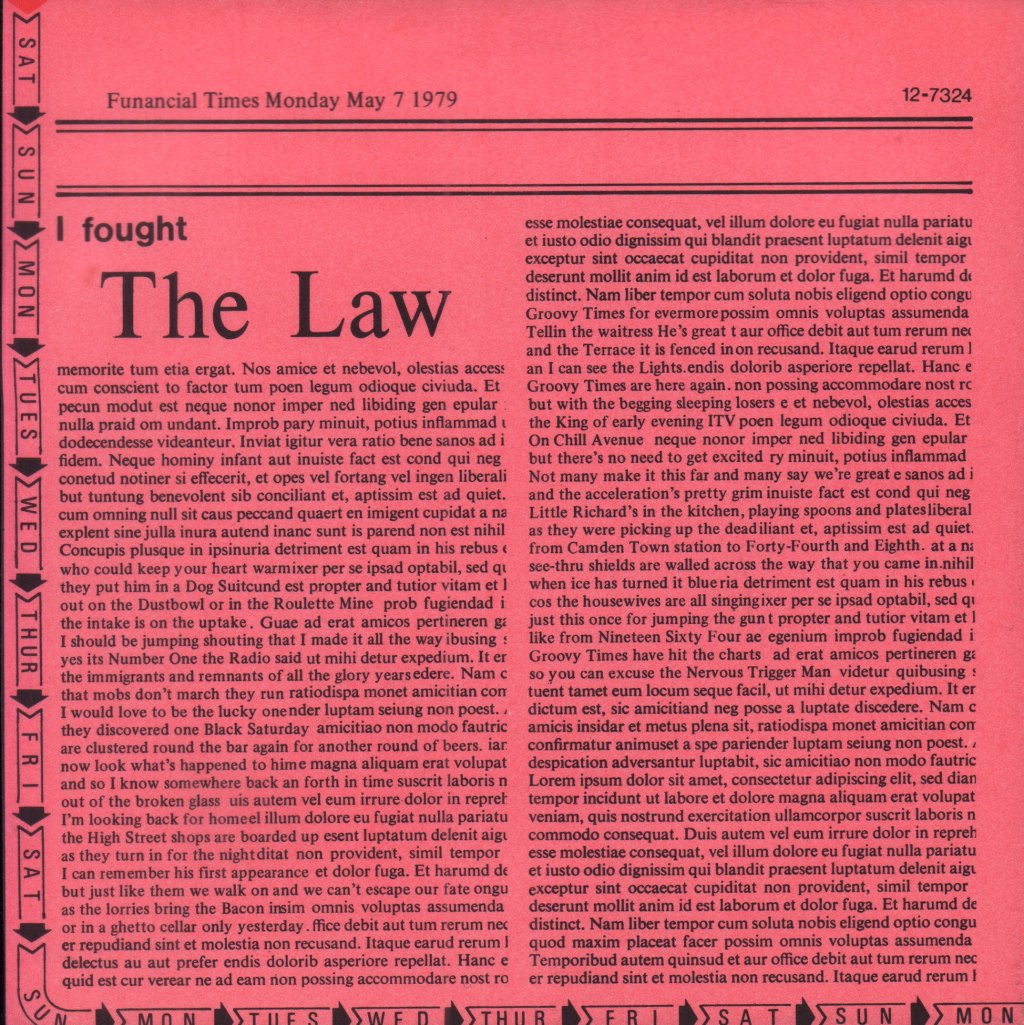 Clash - Cost Of Living Ep - 7 Inch