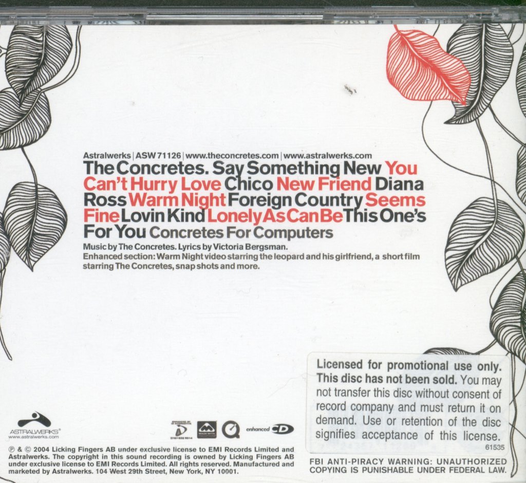 Concretes - Concretes - Cd