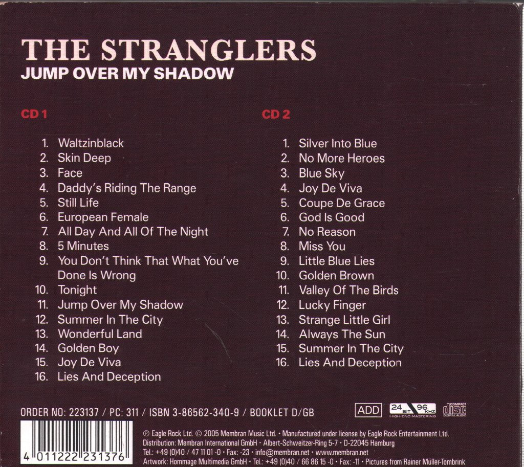 Stranglers - Jump Over My Shadow - Double Cd