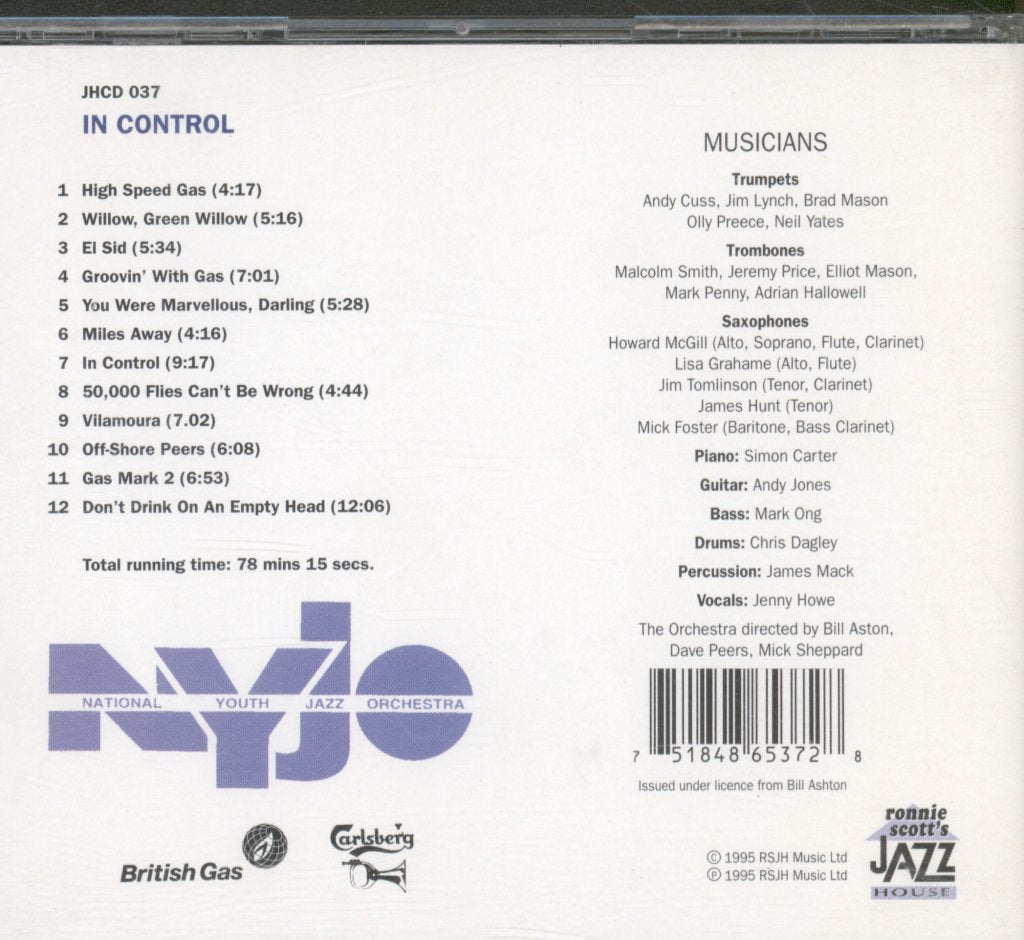 National Youth Jazz Orchestra - In Control - Cd
