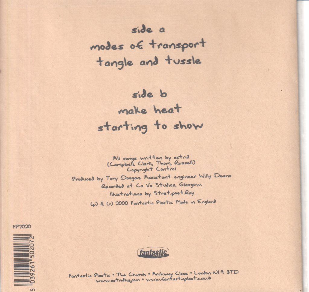 Astrid (Scottish Indie Group) - Modes Of Transport Ep - 7 Inch