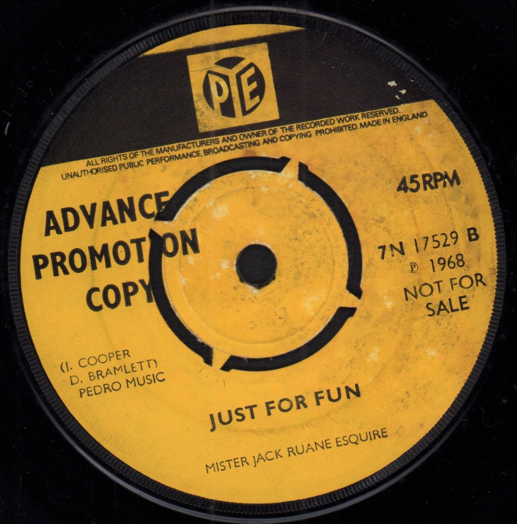 Mister Jack Ruane Esquire - Everybody Wants To Go To Heaven - 7 Inch