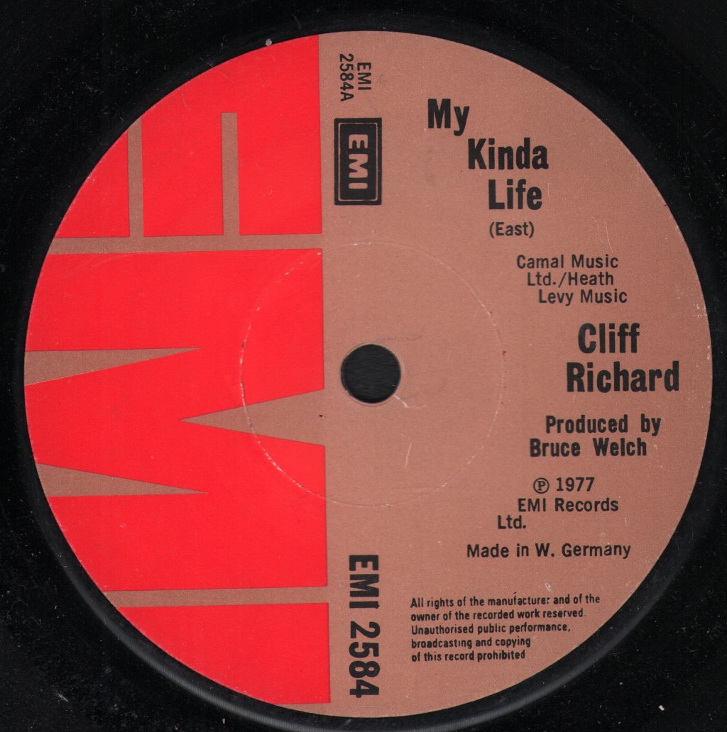 Cliff Richard - My Kinda Life - 7 Inch