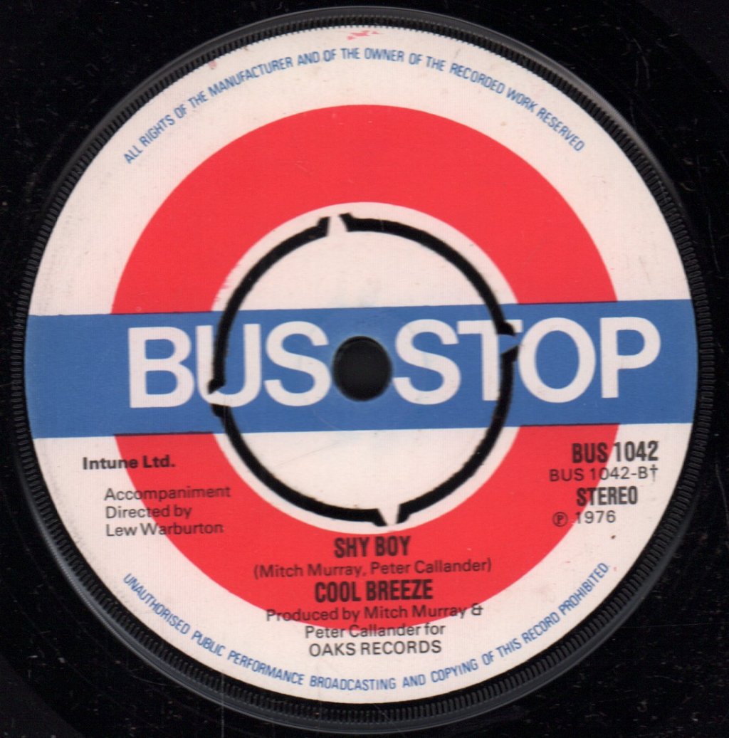 Cool Breeze - Sleep With Your Boots On, Billy - 7 Inch