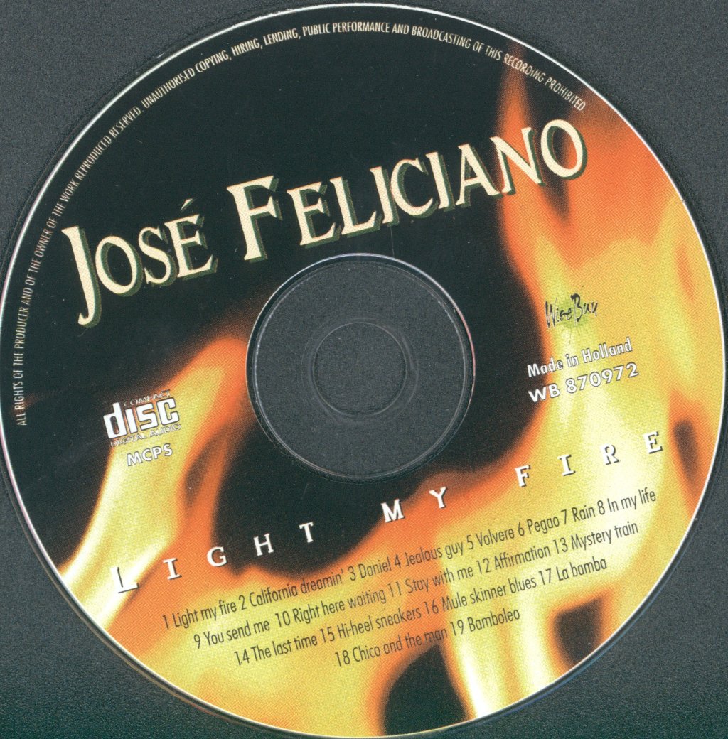 Jose Feliciano - Light My Fire - Cd