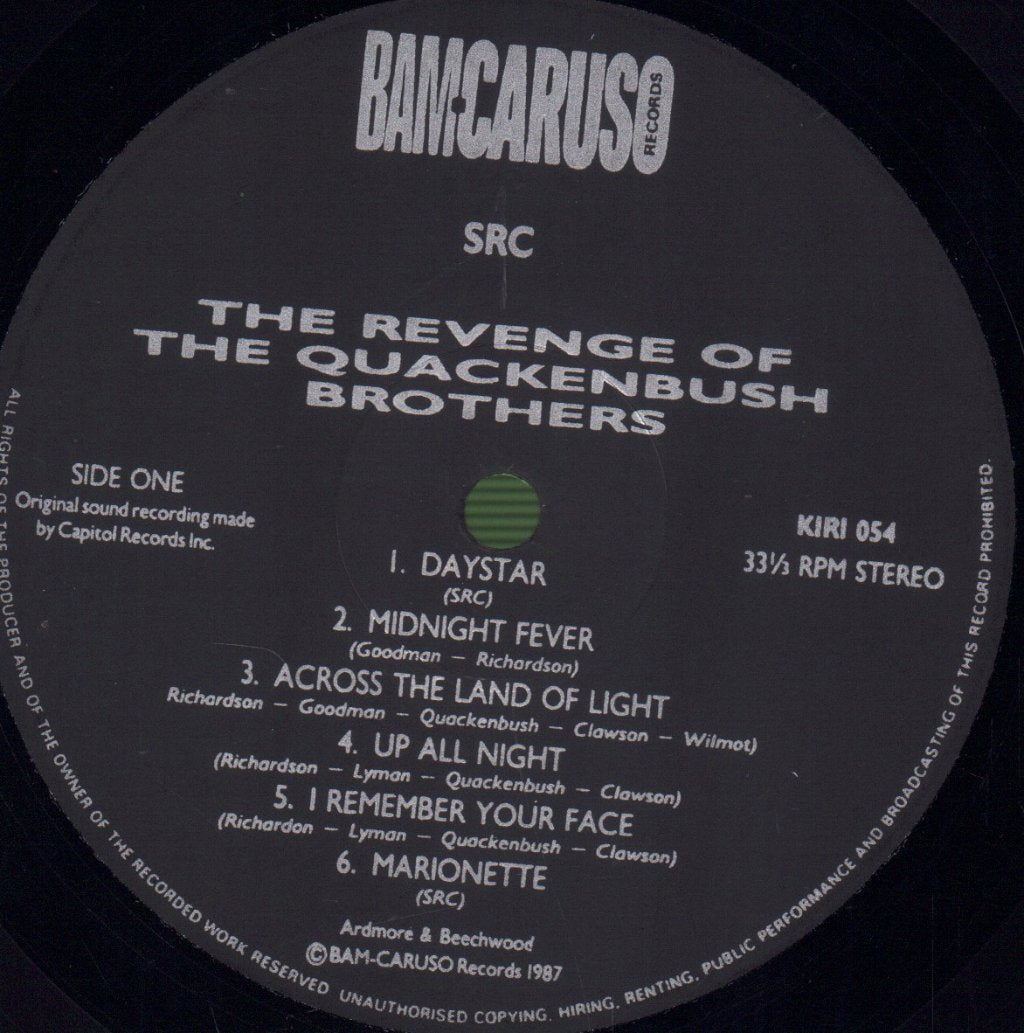 SRC - Revenge Of The Quackenbush Brothers - Lp