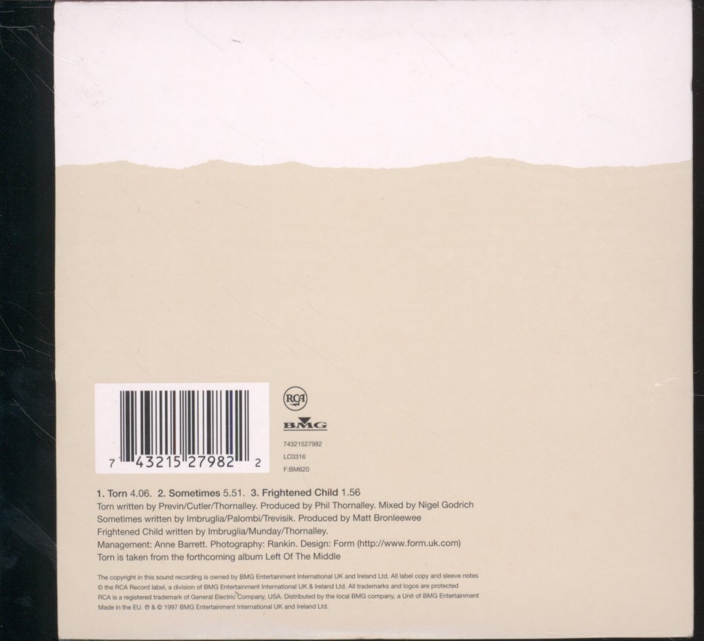 Natalie Imbruglia - Torn - Cd