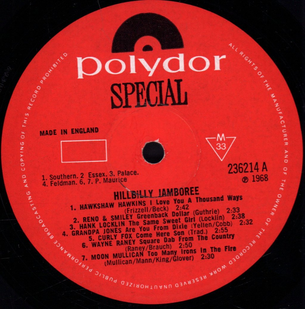 Various Artists - Hillbilly Jamboree Vol.1 - Lp