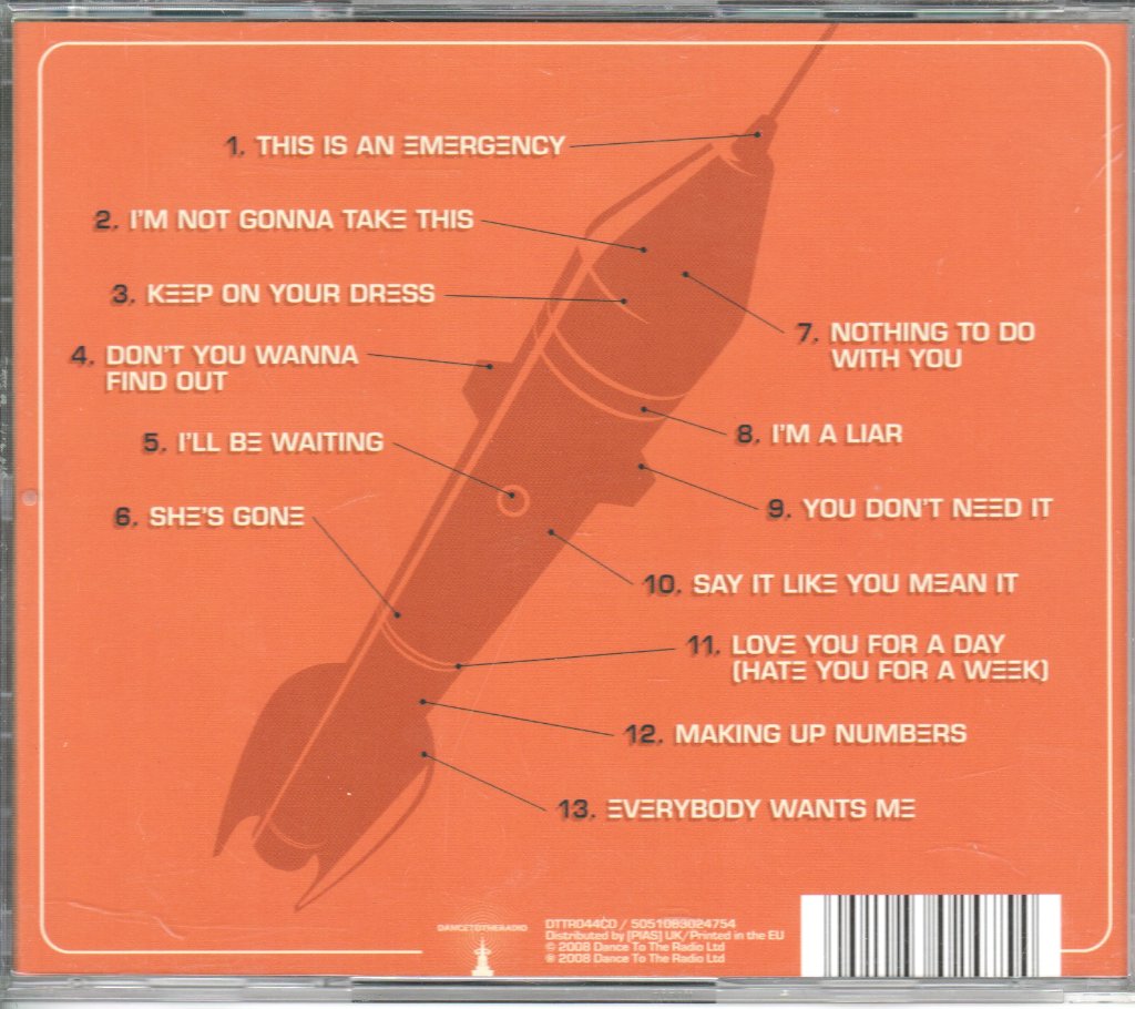 Pigeon Detectives - Emergency - Cd