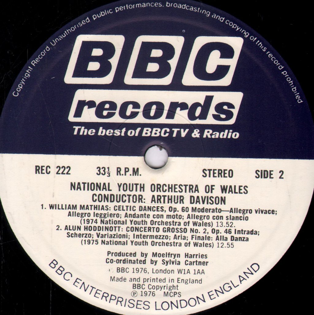 National Youth Orchestra Of Wales - National Youth Orchestra Of Wales - Lp
