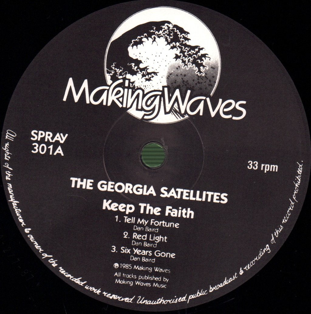 Georgia Satellites - Keep The Faith - Lp