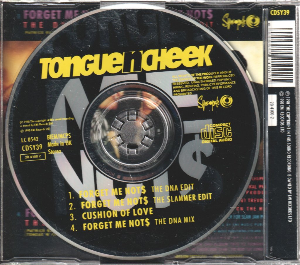 Tounge N Cheek - Forget Me Nots - Cd