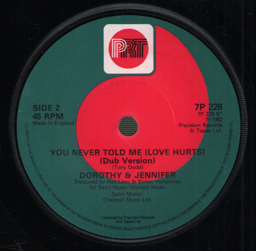 Dorothy And Jennifer - You Never Told Me - 7 Inch