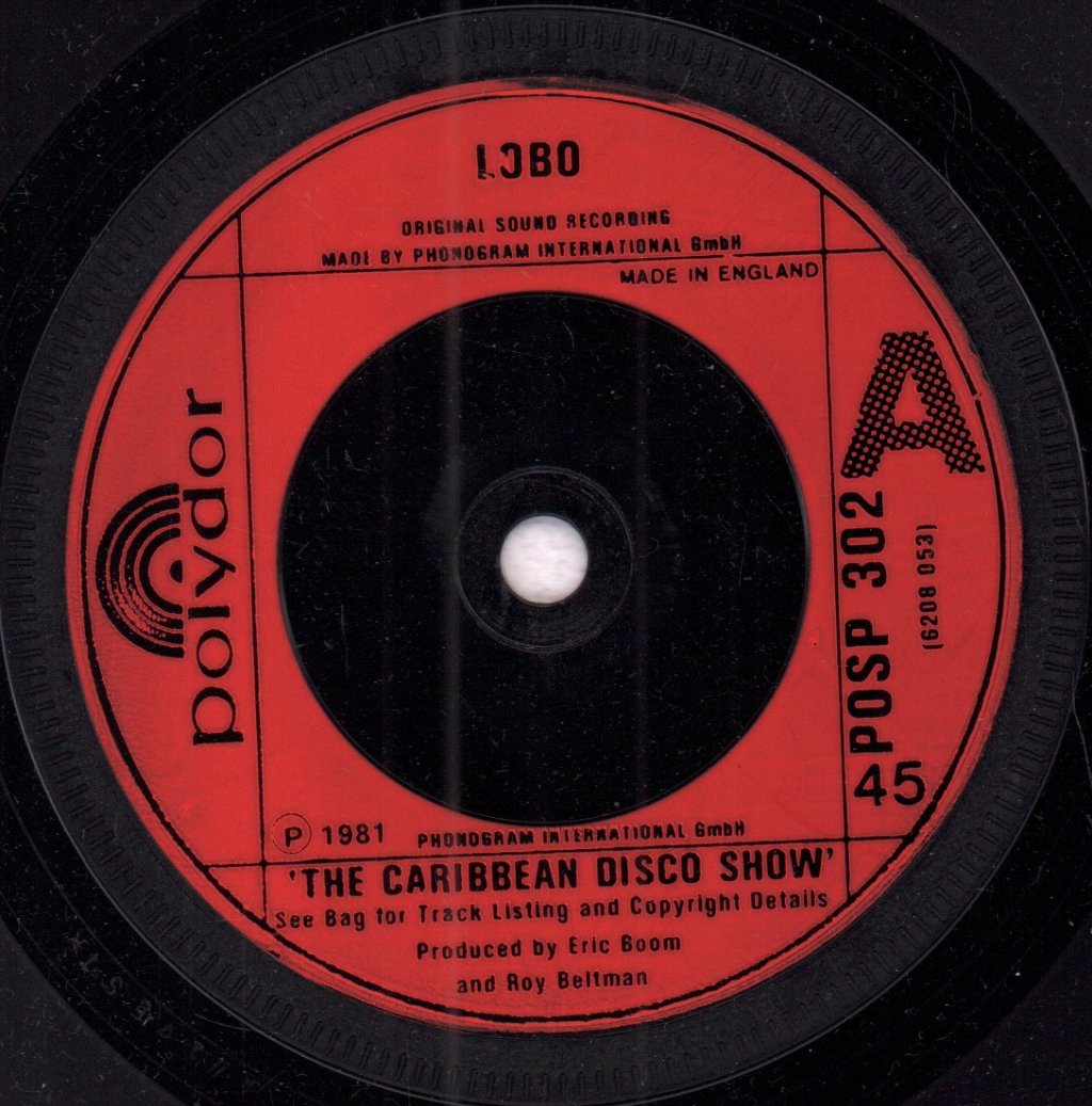 Lobo - Caribbean Disco Show - 7 Inch