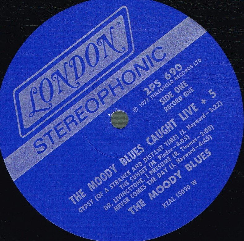 Moody Blues - Caught Live +5 - Double Lp