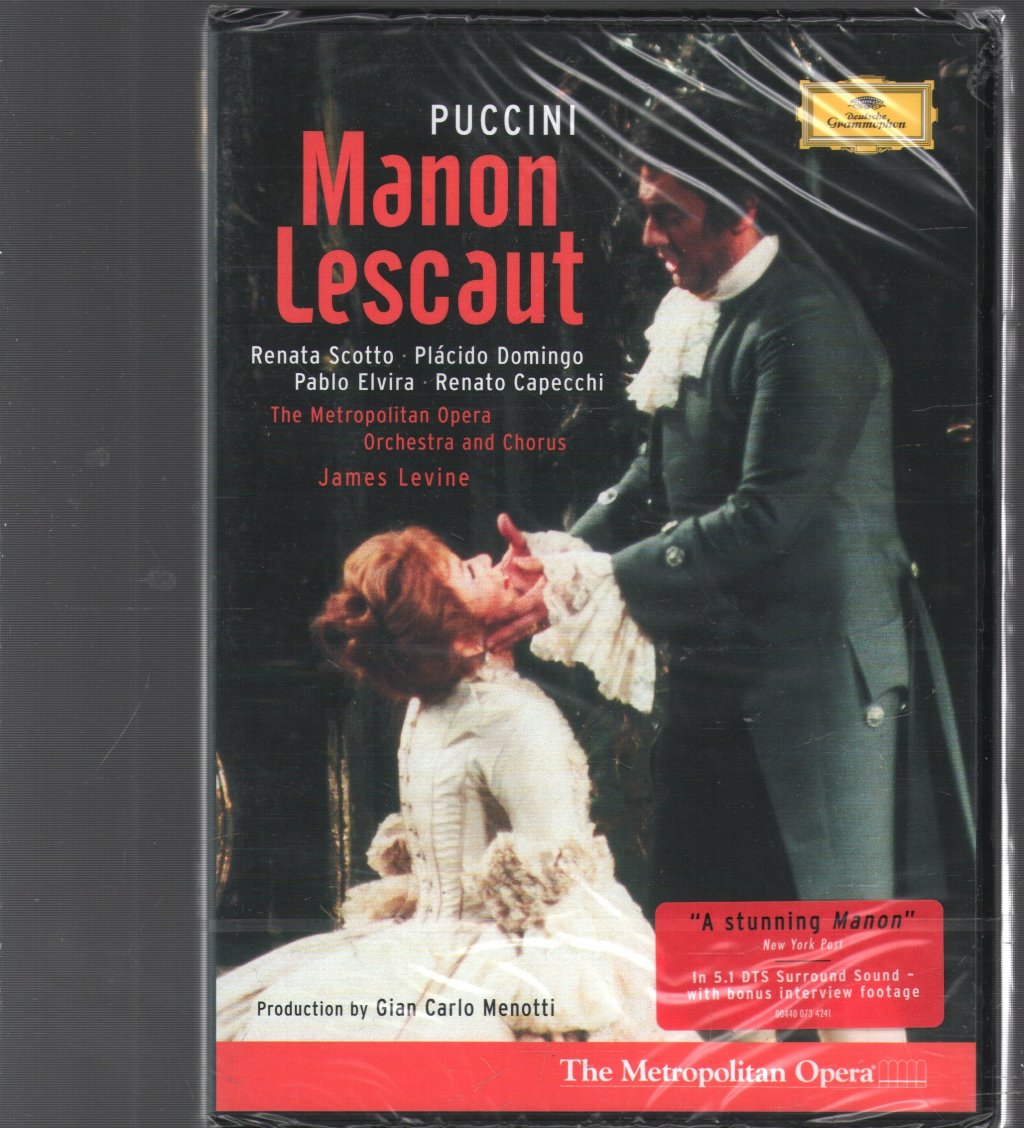 Giacomo Puccini - Manon Lescaut - Dvd