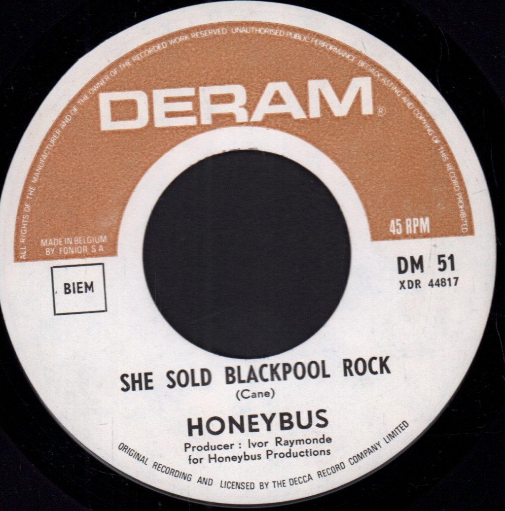 Honeybus - She Sold Blackpool Rock - 7 Inch