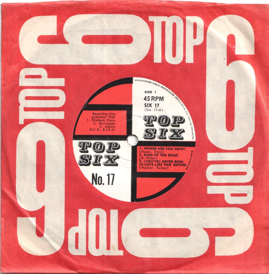 Unknown Artist - Top Six No. 17 - 7 Inch