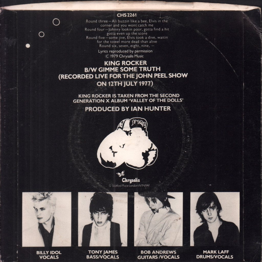 Generation X - King Rocker - 7 Inch