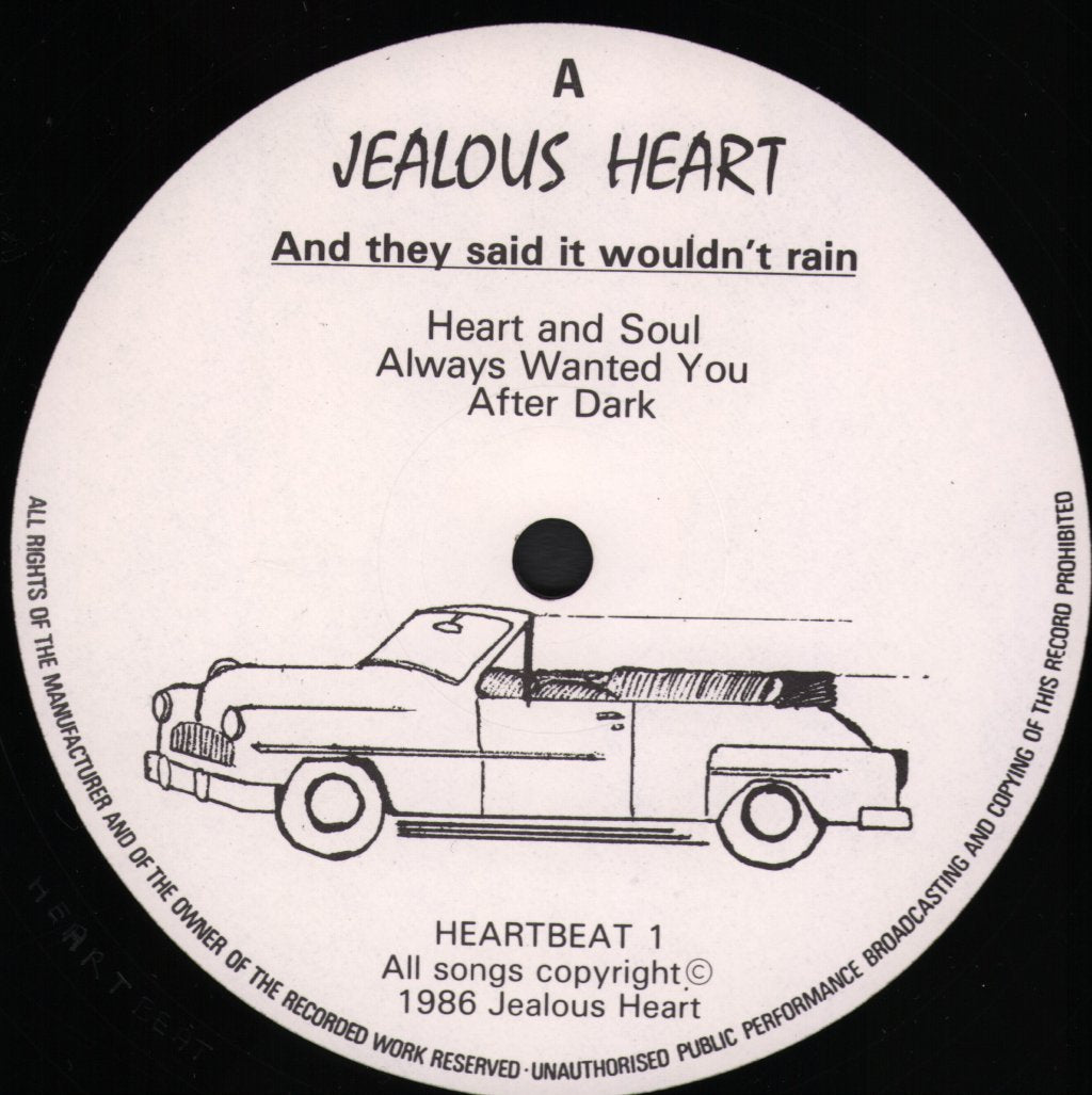 Jealous Heart - And They Said It Wouldn't Rain - Lp