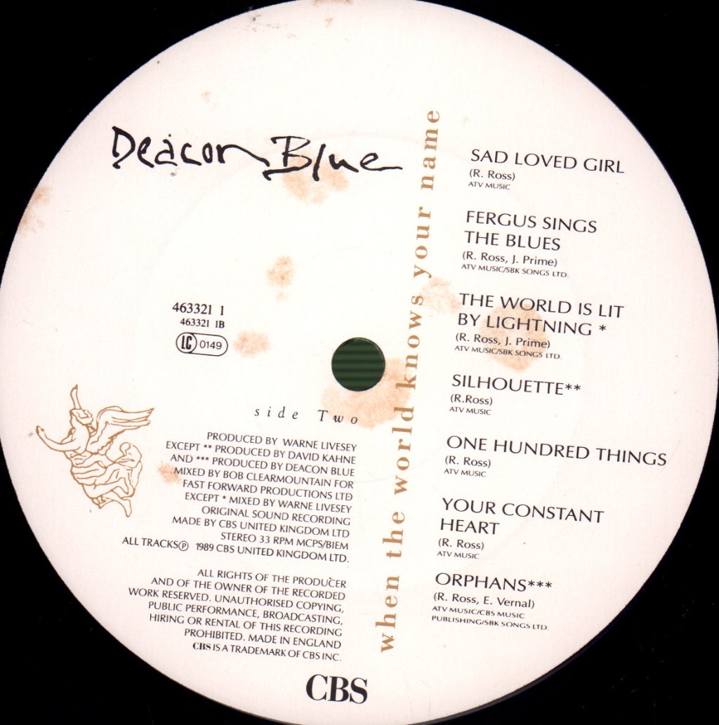 Deacon Blue - When The World Knows Your Name - Lp