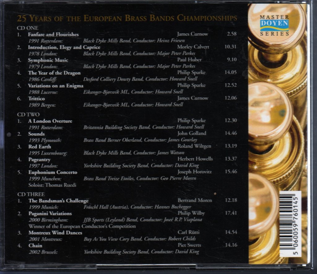 Various - 25 Years of the European Brass Band Championships - Cd Set